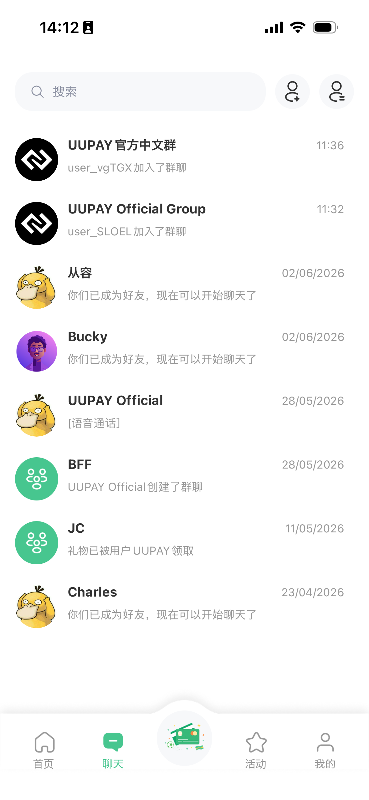 Chat & Pay